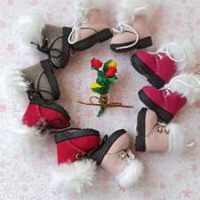 Сапожки с мехом, размер 1/8 - 4 цвета