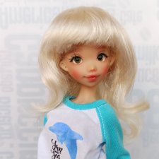 Парик 4-5" - Естественная волна, сливочный блонд