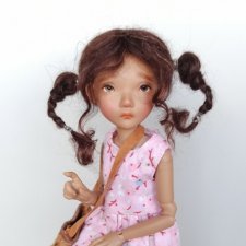 Парики 3-4" - Озорные косички с локонами, 2 цвета.