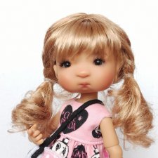 Парик 4-5" - Французские косички, золотой блонд