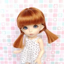 Парики 5-6" - Хвостики с ровным краем, 5 цветов