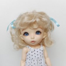 Парики 5-6" - Хвостики с бантиками, 2 цвета