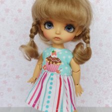 Парики 5-6" - Косички (натуральный мохер), 4 цвета