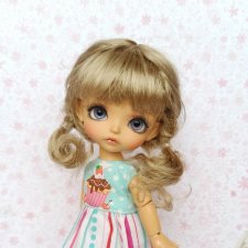 Парики 5-6" - Французские косички, 4 цвета