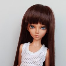 Парики 6-7" - Прямой с челкой (термоволокно), 2 цвета