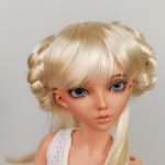 Парик 6-7" - Бублики с прядками, блонд