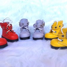 Ботиночки с пряжкой, размер 1/6 - 3 цвета