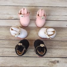 Угги-зайки, меховые - размер 1/12