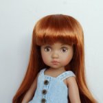 Парики 6-7" - Прямой с челкой, снизу подкручен, 3 цвета (2 часть-новые цвета)