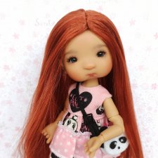 Парики 4-5" - Прямой с пробором без челки, 4 цвета