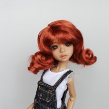 Парики 3-4" - Локоны с боковым пробором и челкой, 3 цвета