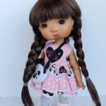 Парики 5-6" - Длинные косы, 2 цвета