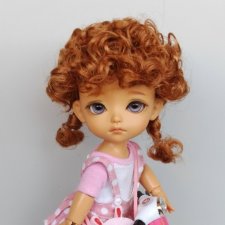 Парики 5-6" - Кудряшки-афро с косичками, 3 цвета