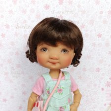 Парики 4-5" - Мелкие кудряшки, 3 цвета