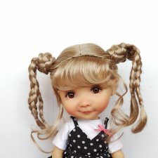 Парики 8-9" - Бобышки с косичками, 2 цвета