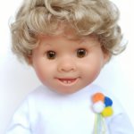 Парики 8-9" - Амурчик, 5 цветов на Meadow dolls 28 см, Руби Ред 37 см, Wichtel (Вихтель)