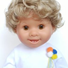 Парики 8-9" - Амурчик, 5 цветов на Meadow dolls 28 см, Руби Ред 37 см, Wichtel (Вихтель)