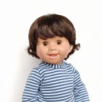 Парики 8-9" - Мелкие кудряшки, три цвета. Подходят Meadow dolls 28 см, Wichtel (Вихтель)