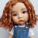 Парики 9-10" - Спиральки с пробором, 4 цвета