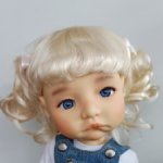 Парики 9-10" - Локоны с хвостиками и бантами, 2 цвета
