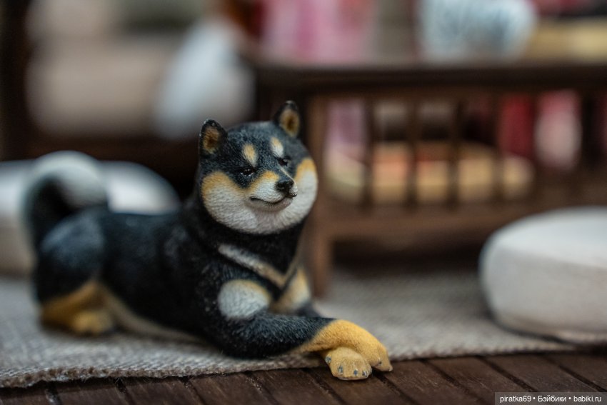 1/6 пес фигурка шиба-ину