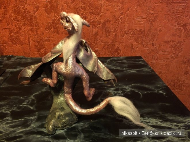 Малыш дракон — Лепка авторских игрушек и папье (фото 4)