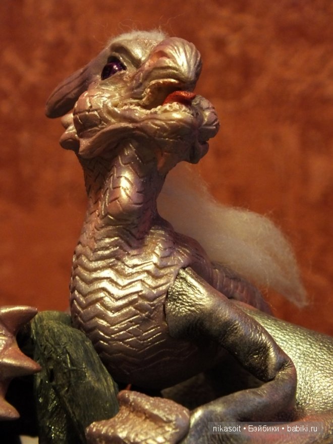 Малыш дракон — Лепка авторских игрушек и папье (фото 5)