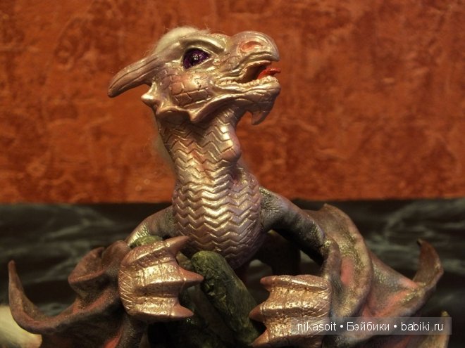 Малыш дракон — Лепка авторских игрушек и папье (фото 3)