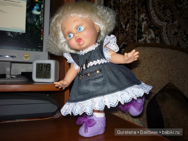 Моя первая фейсинка Сюзи — Куклы Galoob Baby Face (Фейсинки): винтаж 90 (фото 3)