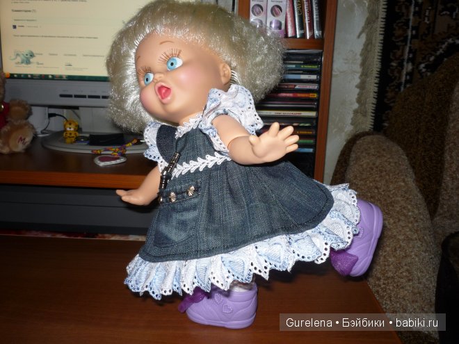 Моя первая фейсинка Сюзи — Куклы Galoob Baby Face (Фейсинки): винтаж 90 (фото 5)