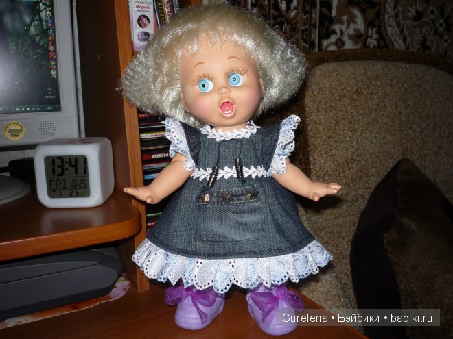 Моя первая фейсинка Сюзи — Куклы Galoob Baby Face (Фейсинки): винтаж 90 (фото 2)