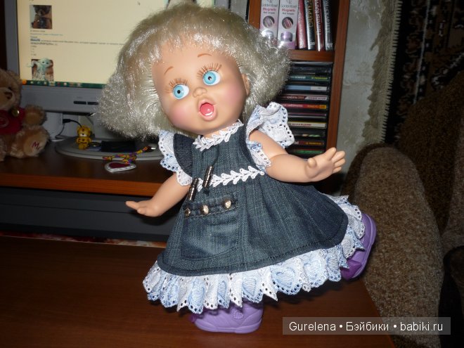 Моя первая фейсинка Сюзи — Куклы Galoob Baby Face (Фейсинки): винтаж 90 (фото 6)