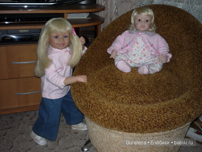 Моя первая большая куколка от Petra Lechner - Лёлька (фото 3)