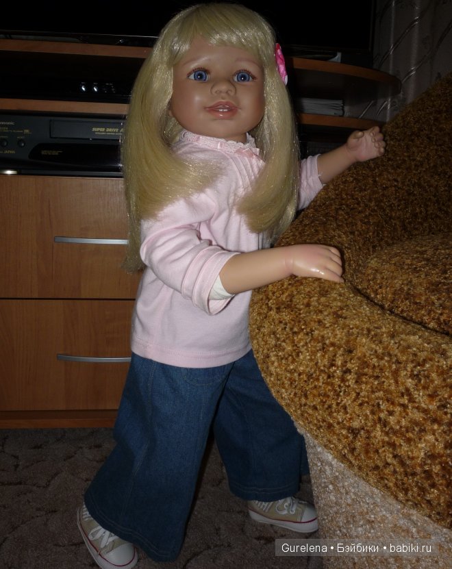 Моя первая большая куколка от Petra Lechner - Лёлька