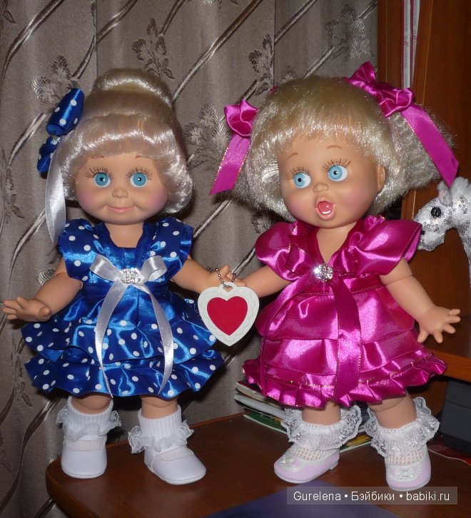 Показ мод , модельки Сюзи и Сэнди Galoob Baby Face doll. ВСТРЕЧАЙТЕ