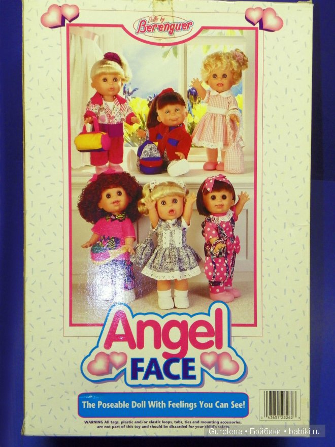 Девочка Angel FACE — Куклы Galoob Baby Face (Фейсинки): винтаж 90