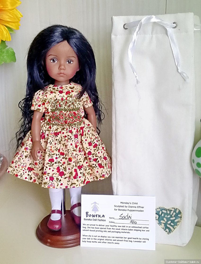 Очень красивая мулаточка от Dianna Effner Boneka MONDAY Child Sachi