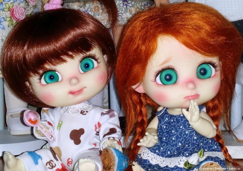 Моя сладкая парочка малышей Bru от Island doll