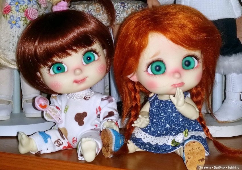 Моя сладкая парочка малышей Bru от Island doll
