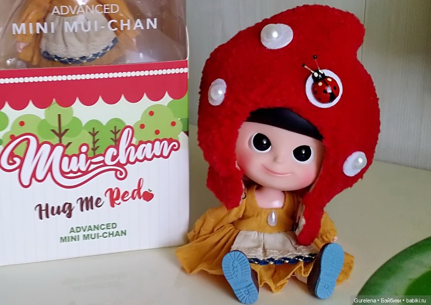 Мухоморчик Mui-Chan Hug me Red (Обними меня, Красный) от iXDOLL
