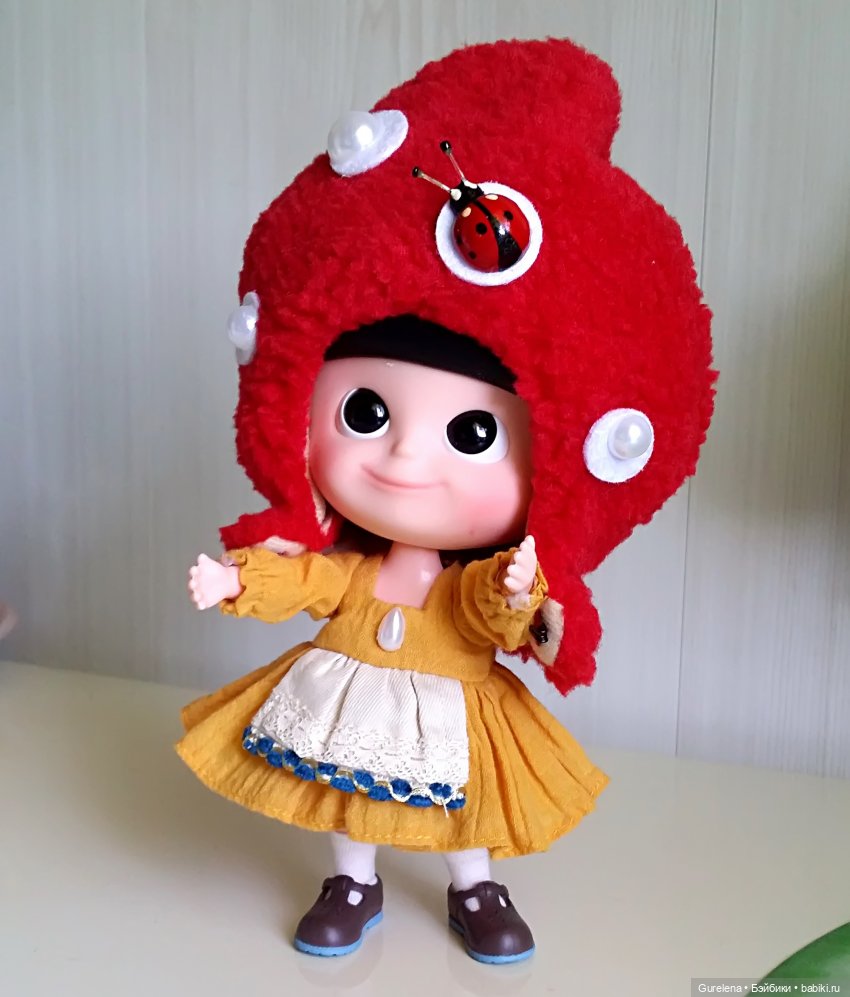 Мухоморчик Mui-Chan Hug me Red (Обними меня, Красный) от iXDOLL