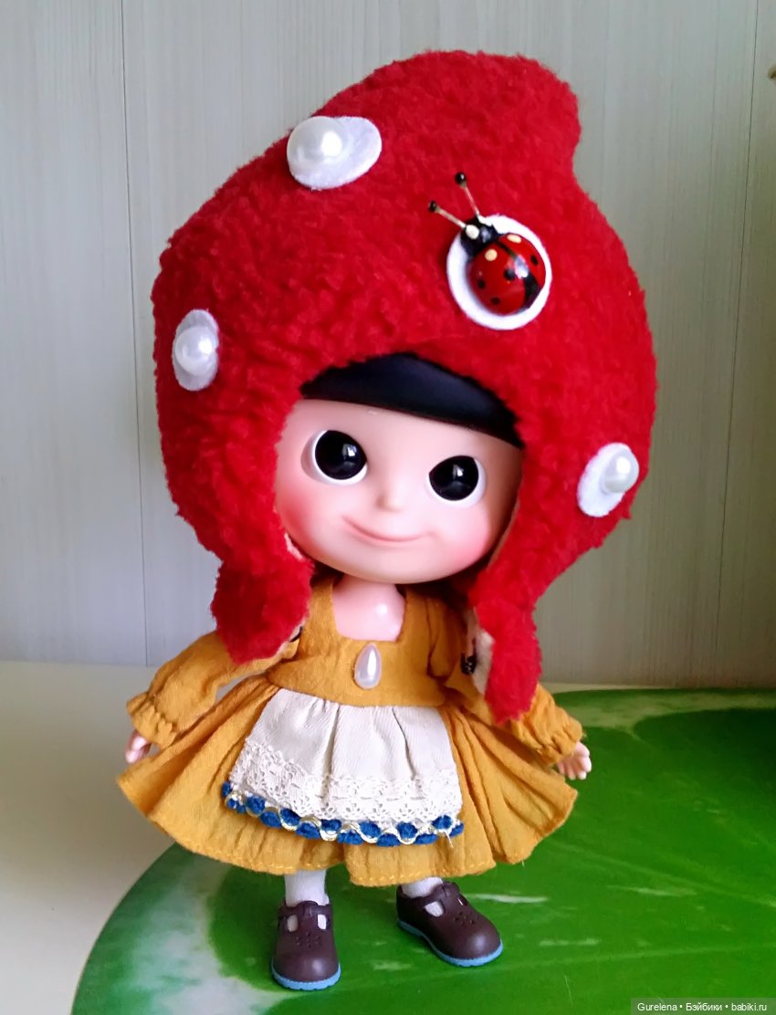 Мухоморчик Mui-Chan Hug me Red (Обними меня, Красный) от iXDOLL