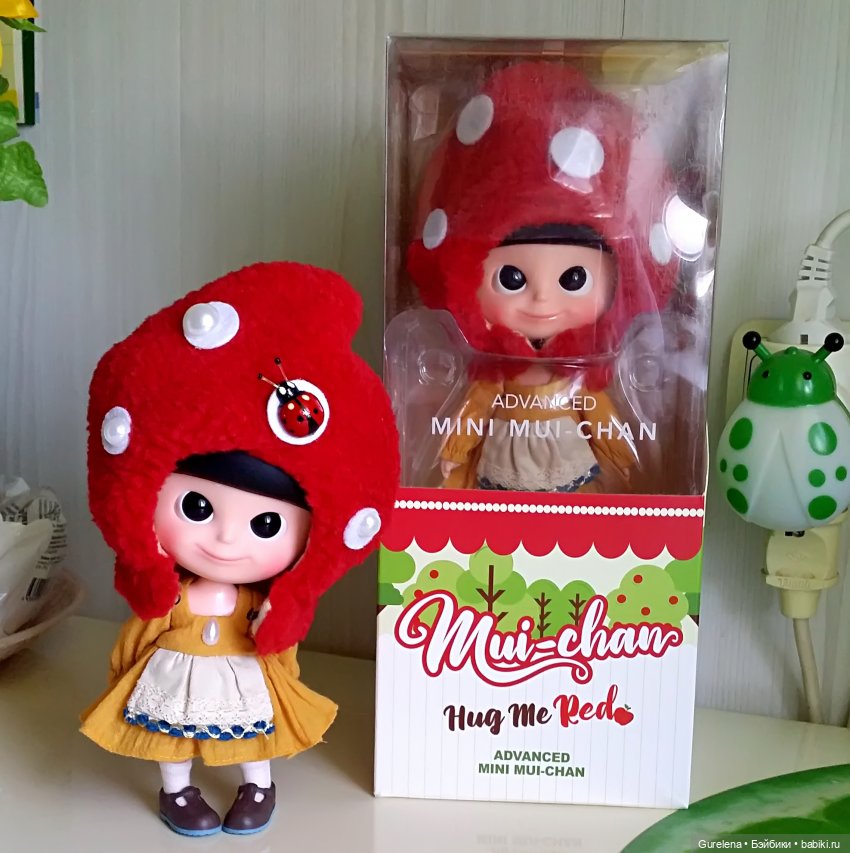 Мухоморчик Mui-Chan Hug me Red (Обними меня, Красный) от iXDOLL