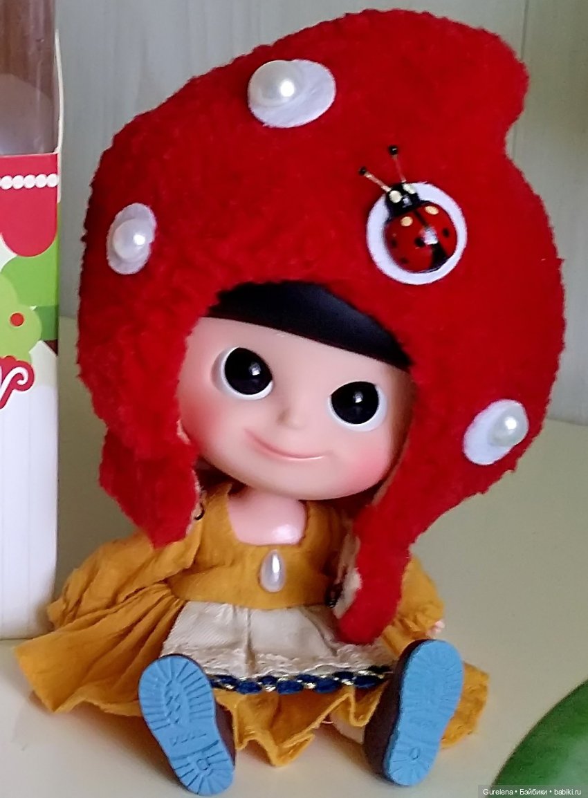 Мухоморчик Mui-Chan Hug me Red (Обними меня, Красный) от iXDOLL (фото 8)