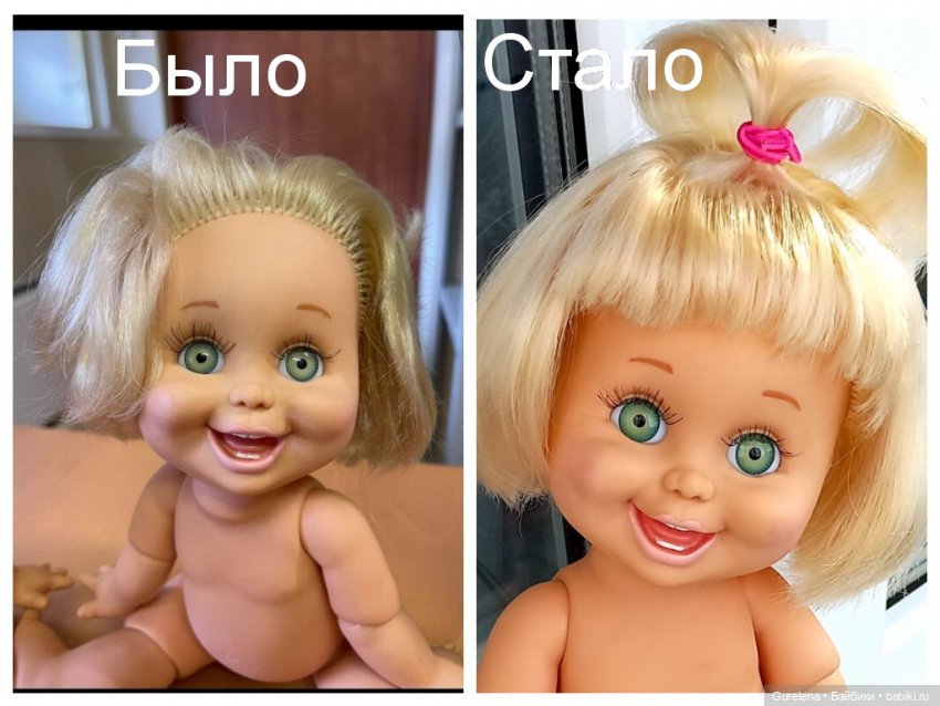 Преображение малышки Мии от Galoob Baby Face