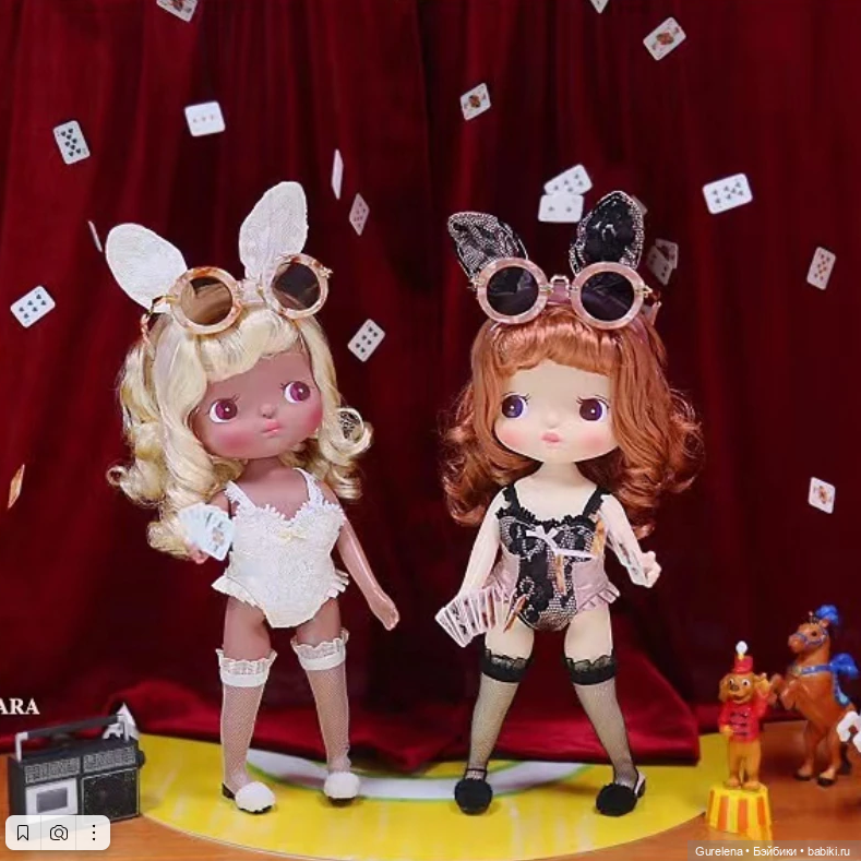 Fairytown Holala doll Lena & Luna (Circus Bunny Girl)