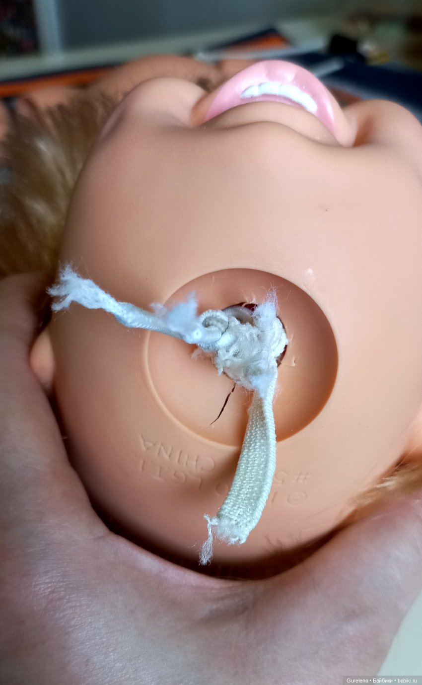 Не приятные последствия после перетяжки кукол когда мы это делать совсем не умеем (фото 2)