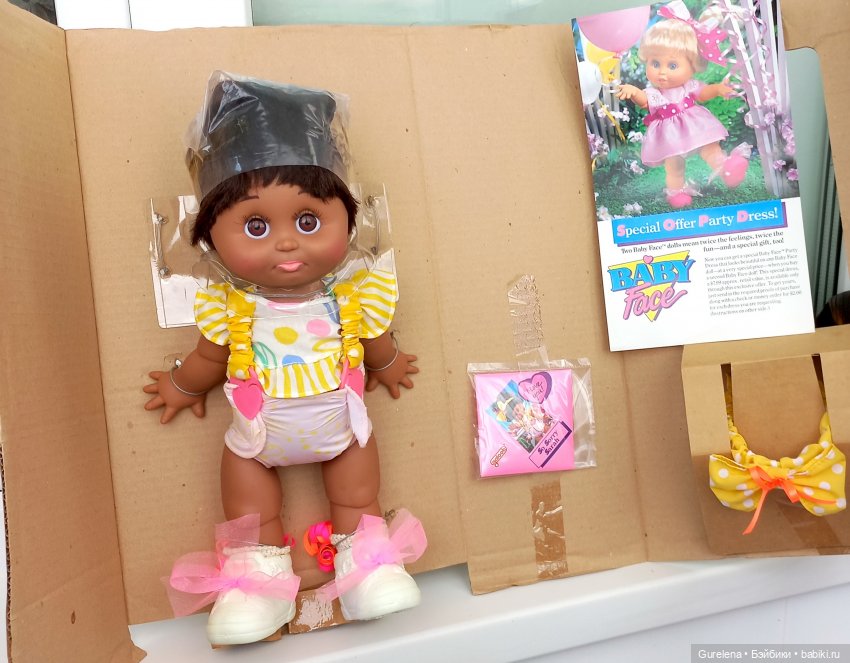 So Sorry SarahAA Такая обиженная Сара АА от Galoob Baby Face - ещё один бриллиантик в моей коллекции фейсинок