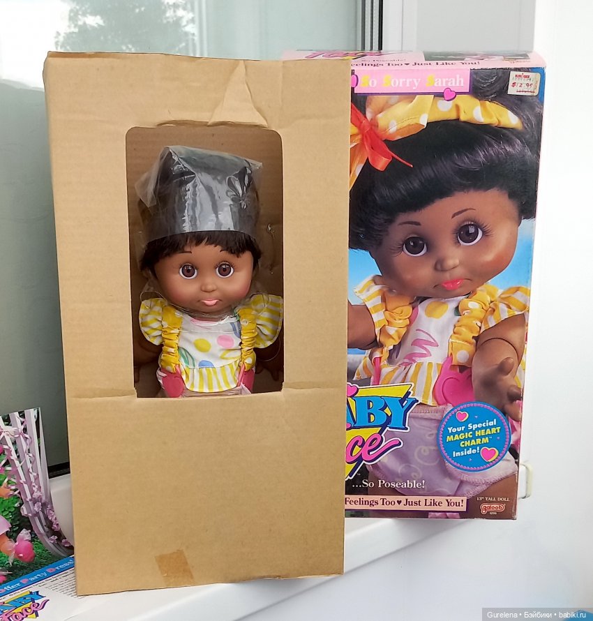 So Sorry SarahAA Такая обиженная Сара АА от Galoob Baby Face - ещё один бриллиантик в моей коллекции фейсинок (фото 4)