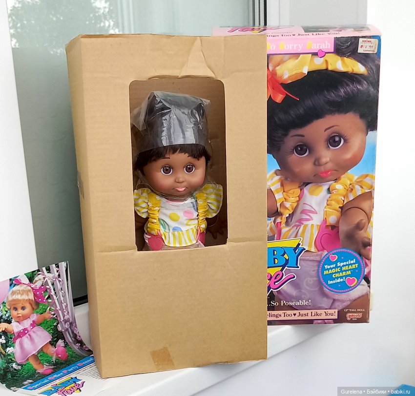 So Sorry SarahAA Такая обиженная Сара АА от Galoob Baby Face - ещё один бриллиантик в моей коллекции фейсинок (фото 3)